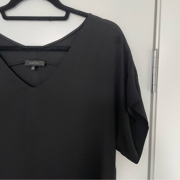 Babaton Black V-Neck Dress - Picture 3 of 7